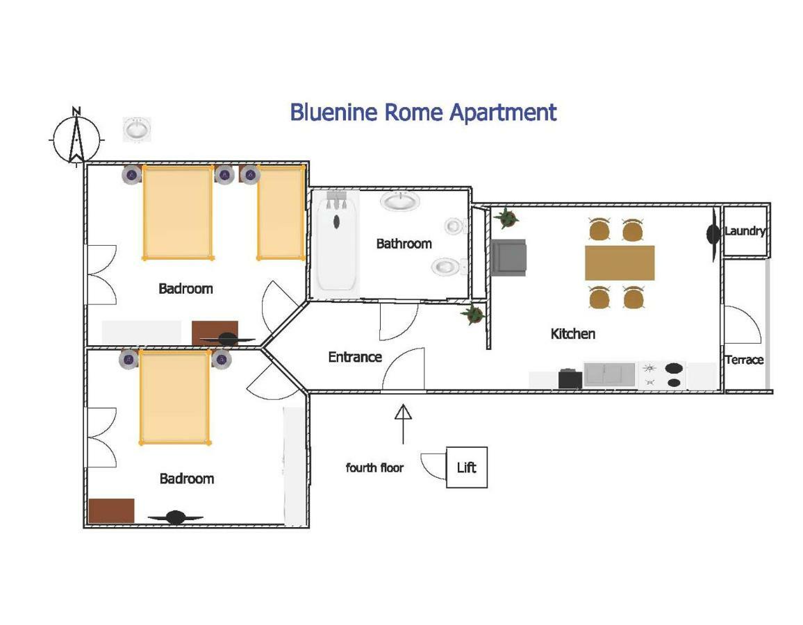 Bluenine Rome Apartment Eksteriør bilde